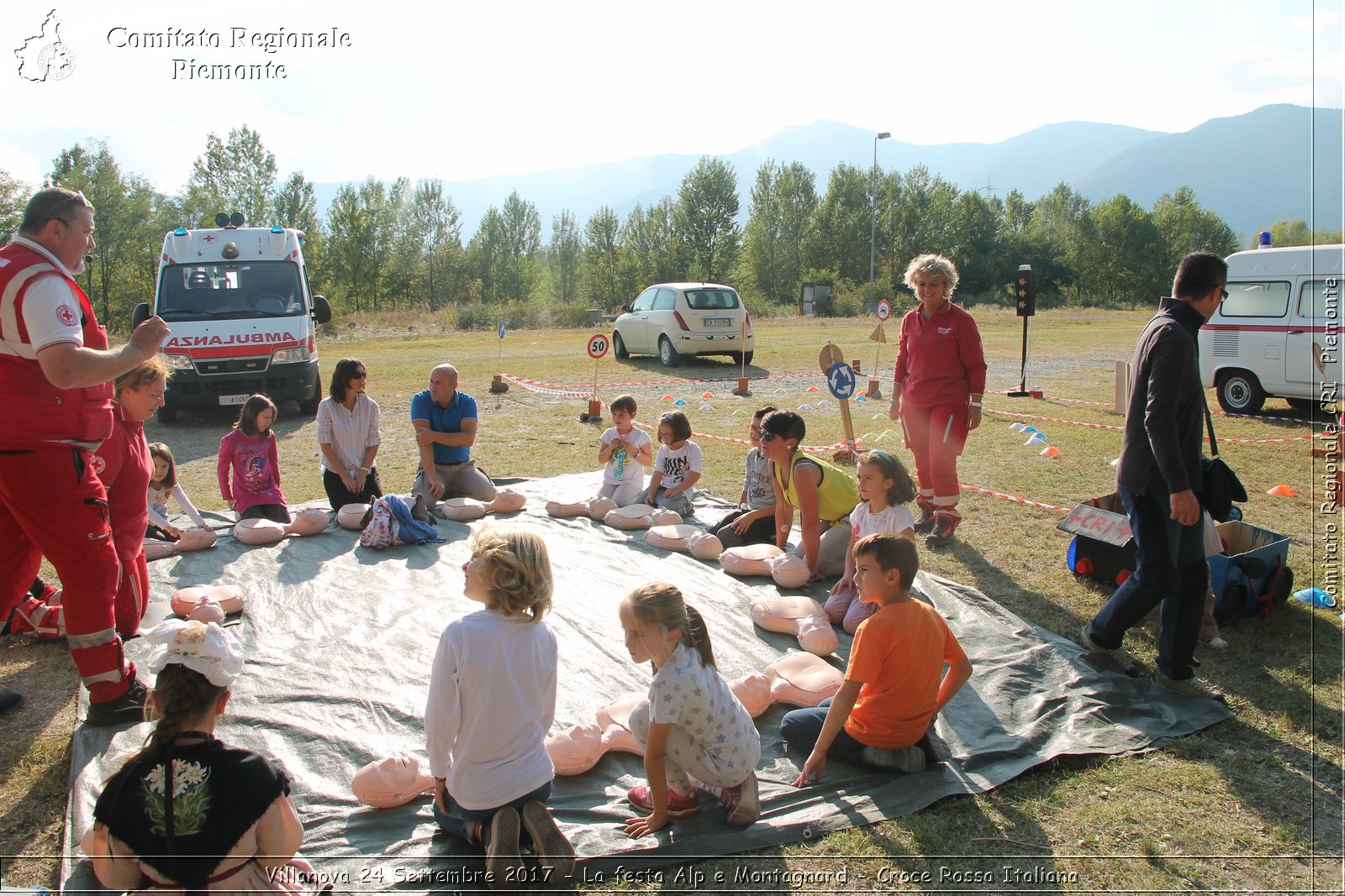 Villanova 24 Settembre 2017 - La festa Alp e Montagnard - Croce Rossa Italiana- Comitato Regionale del Piemonte