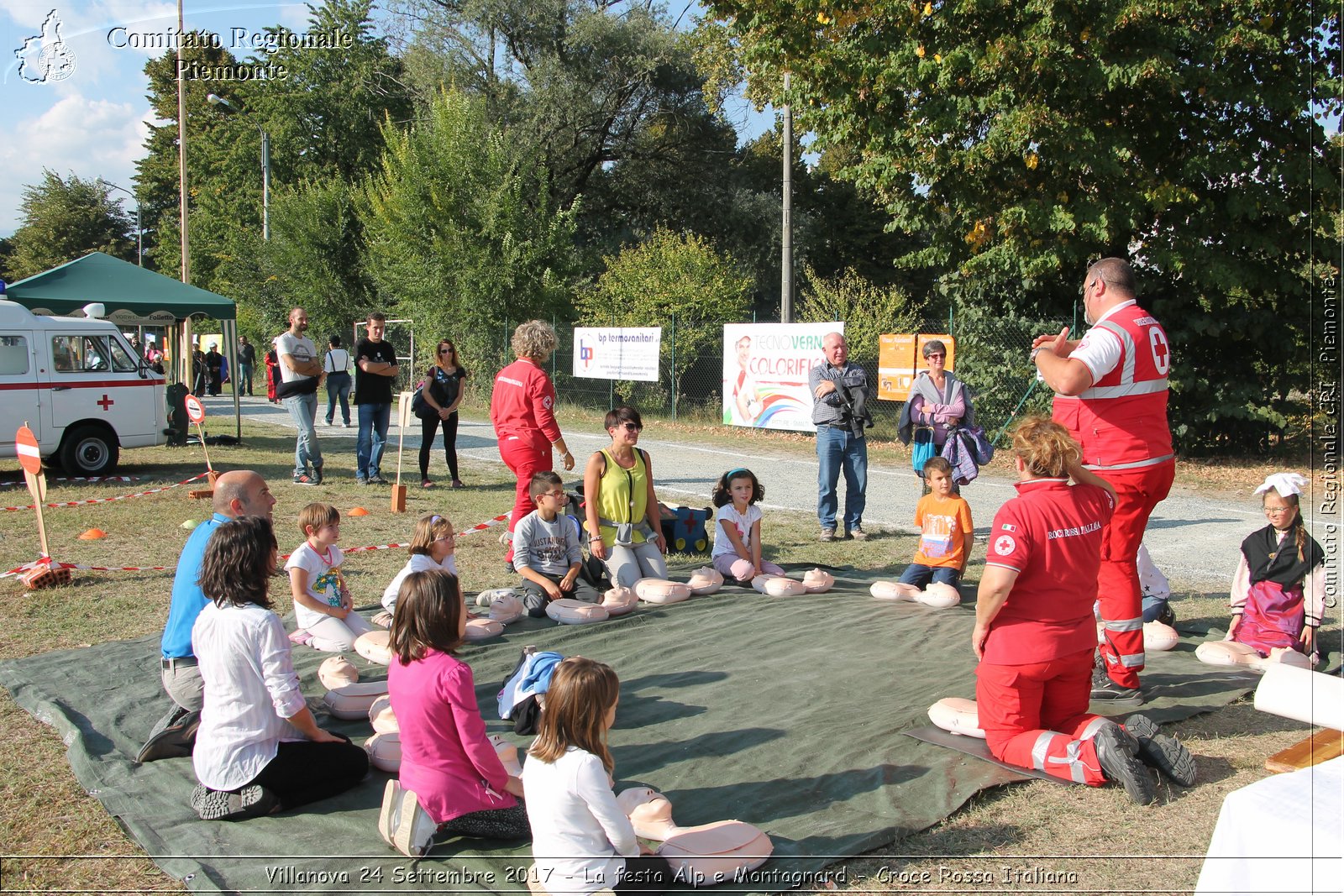 Villanova 24 Settembre 2017 - La festa Alp e Montagnard - Croce Rossa Italiana- Comitato Regionale del Piemonte