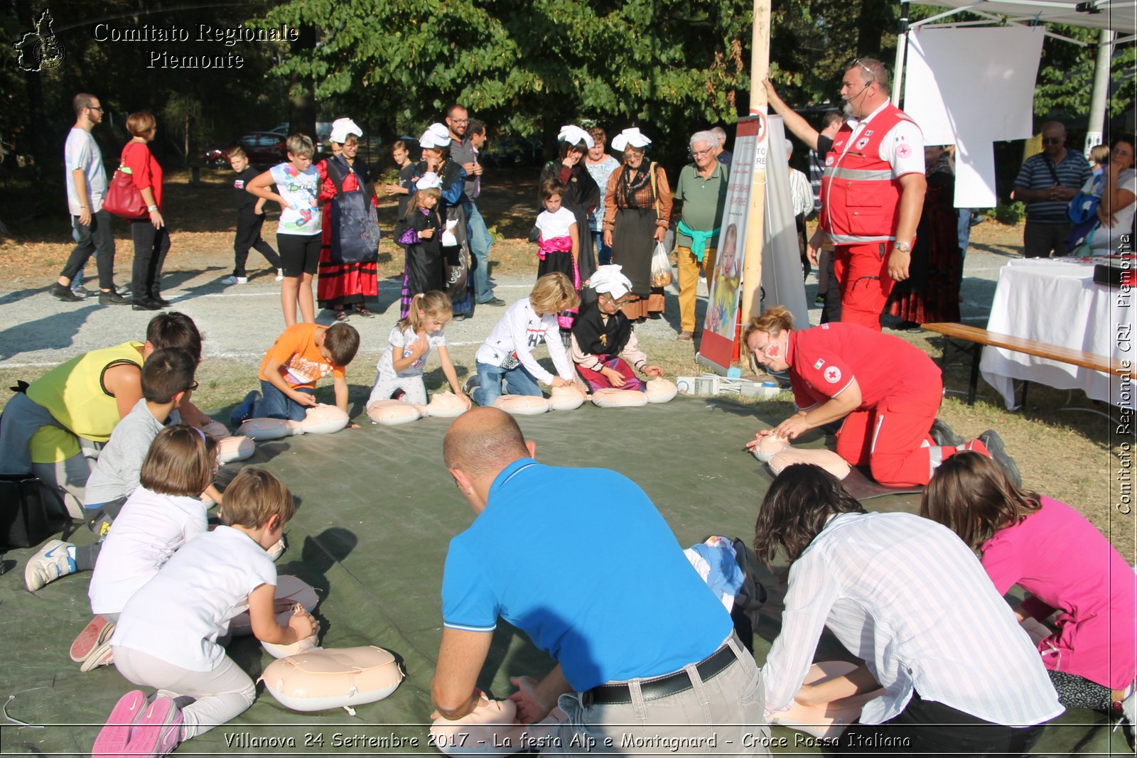 Villanova 24 Settembre 2017 - La festa Alp e Montagnard - Croce Rossa Italiana- Comitato Regionale del Piemonte