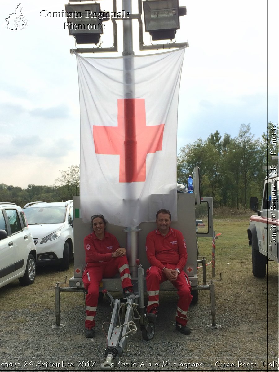 Villanova 24 Settembre 2017 - La festa Alp e Montagnard - Croce Rossa Italiana- Comitato Regionale del Piemonte