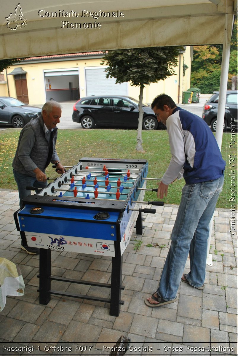 Racconigi 1 Ottobre 2017 - Pranzo Sociale - Croce Rossa Italiana- Comitato Regionale del Piemonte