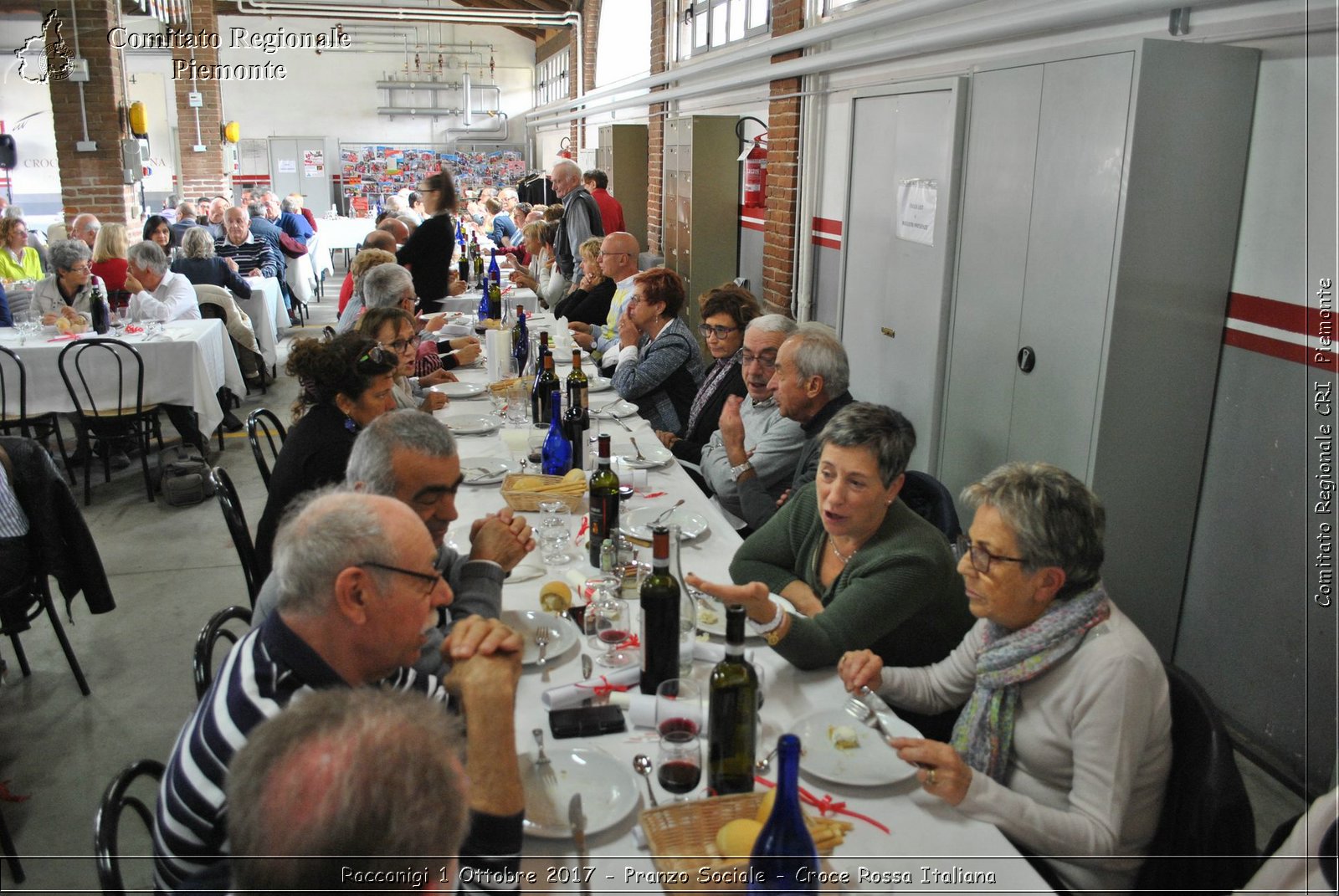 Racconigi 1 Ottobre 2017 - Pranzo Sociale - Croce Rossa Italiana- Comitato Regionale del Piemonte