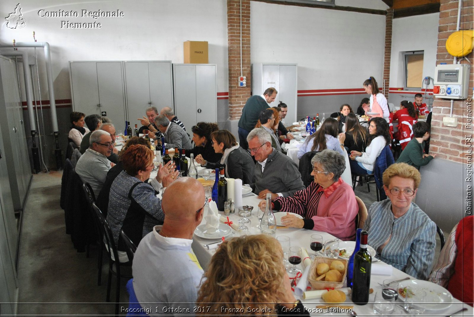 Racconigi 1 Ottobre 2017 - Pranzo Sociale - Croce Rossa Italiana- Comitato Regionale del Piemonte