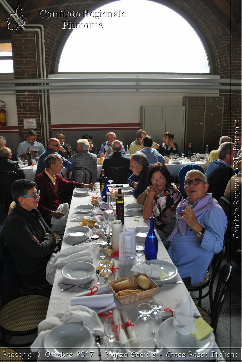 Racconigi 1 Ottobre 2017 - Pranzo Sociale - Croce Rossa Italiana- Comitato Regionale del Piemonte