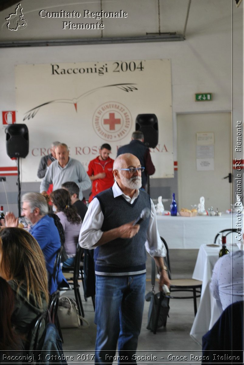 Racconigi 1 Ottobre 2017 - Pranzo Sociale - Croce Rossa Italiana- Comitato Regionale del Piemonte