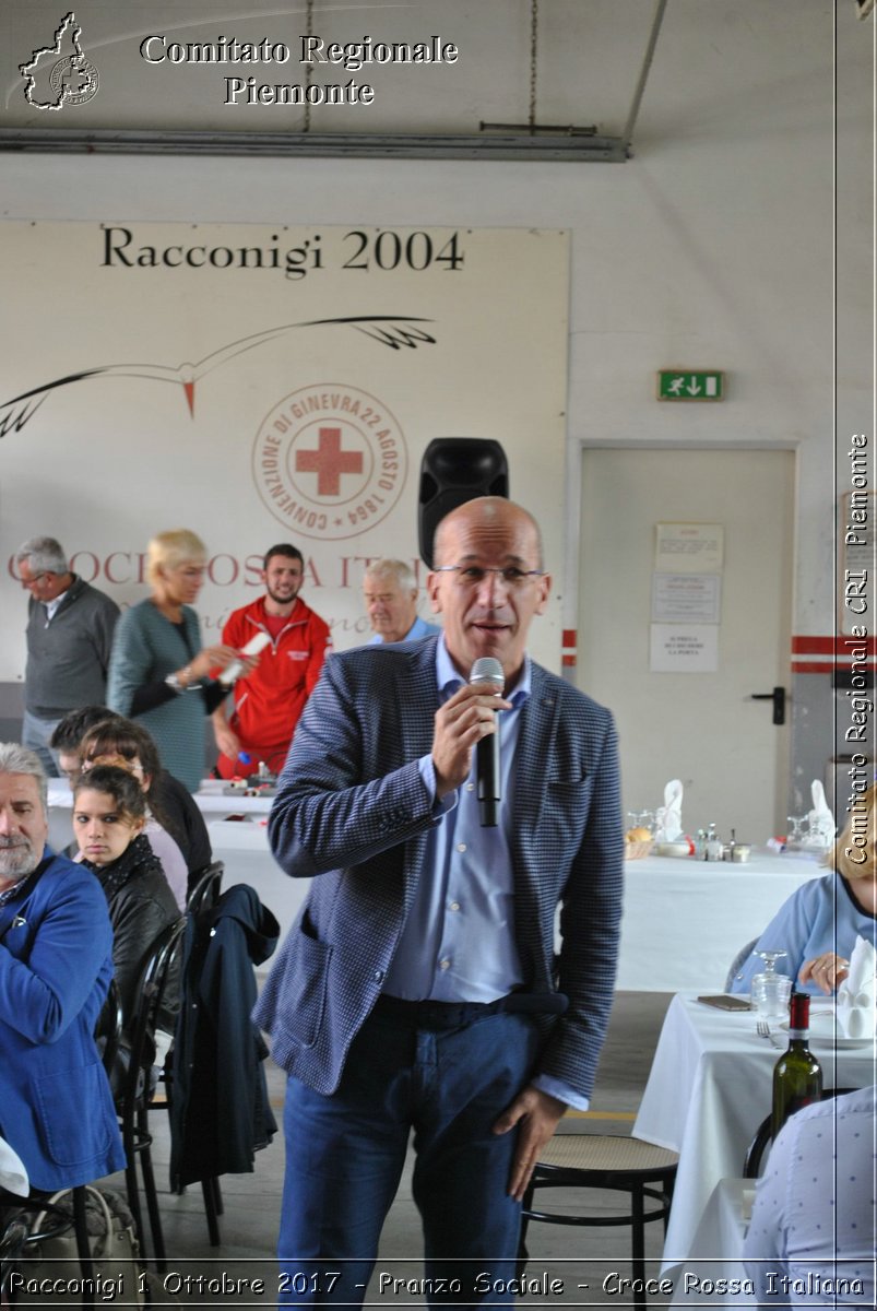 Racconigi 1 Ottobre 2017 - Pranzo Sociale - Croce Rossa Italiana- Comitato Regionale del Piemonte