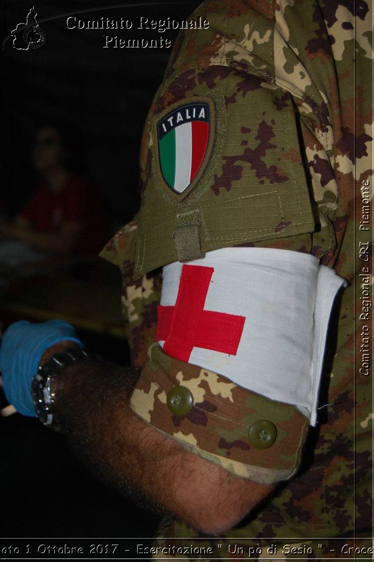 Casale Monferrato 1 Ottobre 2017 - Esercitazione " Un p di Sesia " - Croce Rossa Italiana- Comitato Regionale del Piemonte