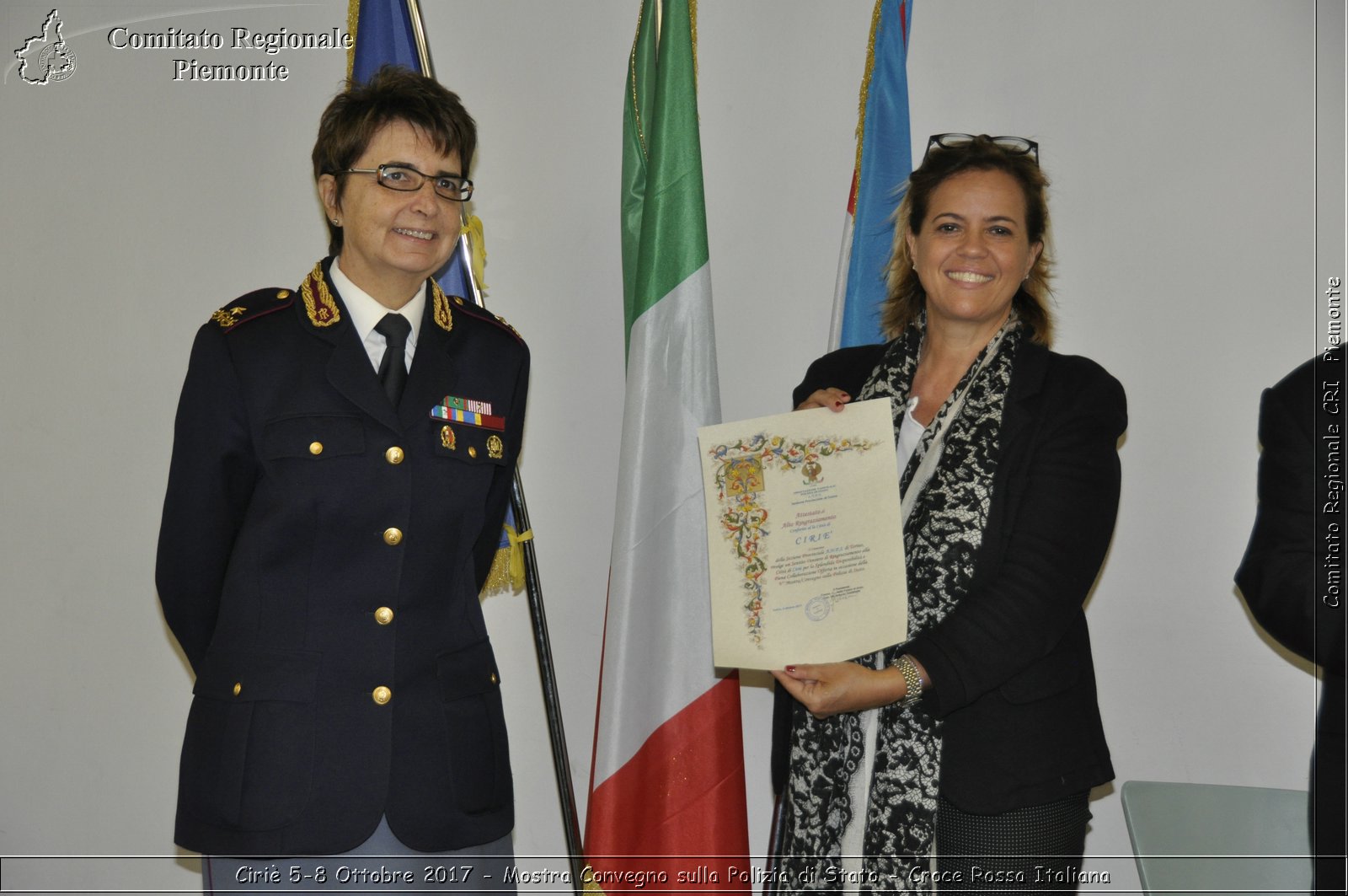 Ciri 5-8 Ottobre 2017 - Mostra Convegno sulla Polizia di Stato - Croce Rossa Italiana- Comitato Regionale del Piemonte