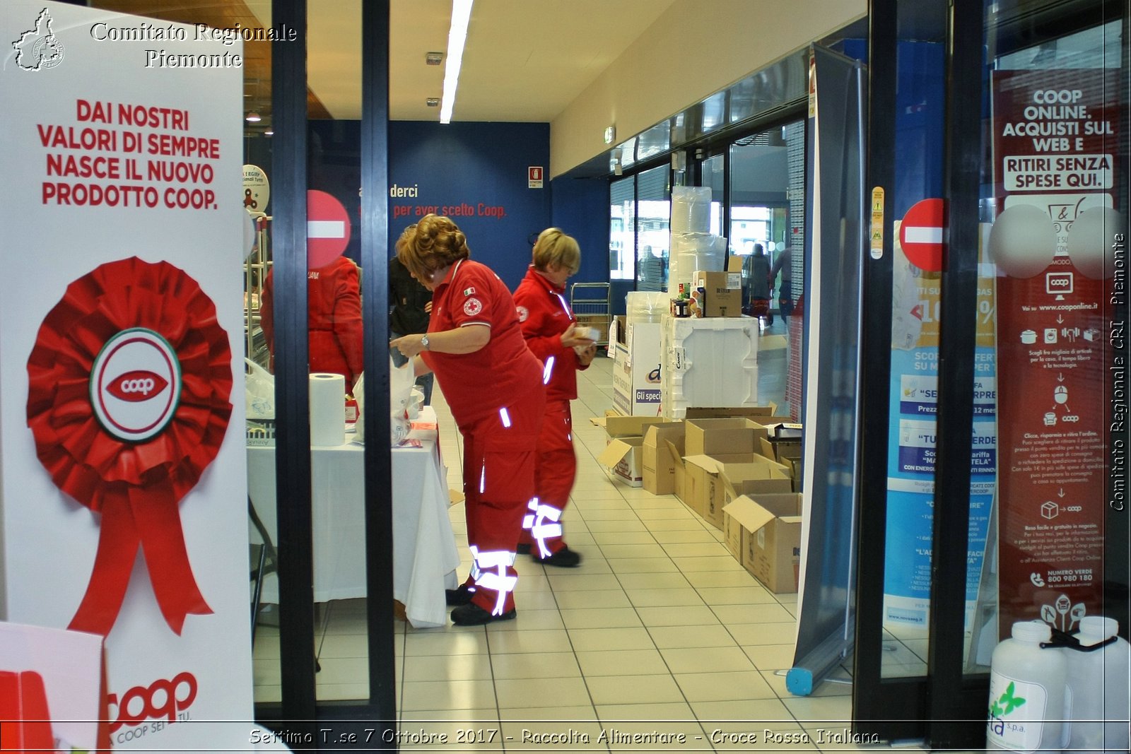 Settimo T.se 7 Ottobre 2017 - Raccolta Alimentare - Croce Rossa Italiana- Comitato Regionale del Piemonte