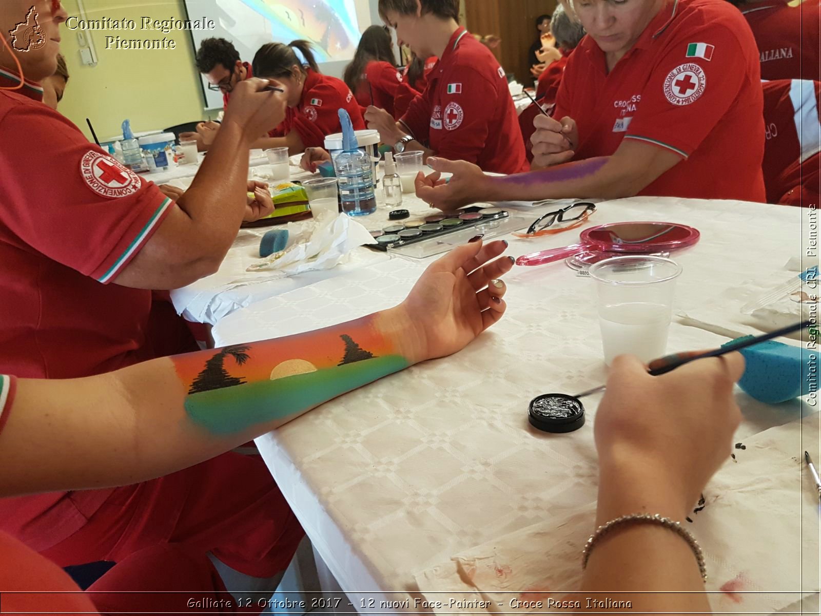 Galliate 12 Ottobre 2017 - 12 nuovi Face-Painter - Croce Rossa Italiana- Comitato Regionale del Piemonte
