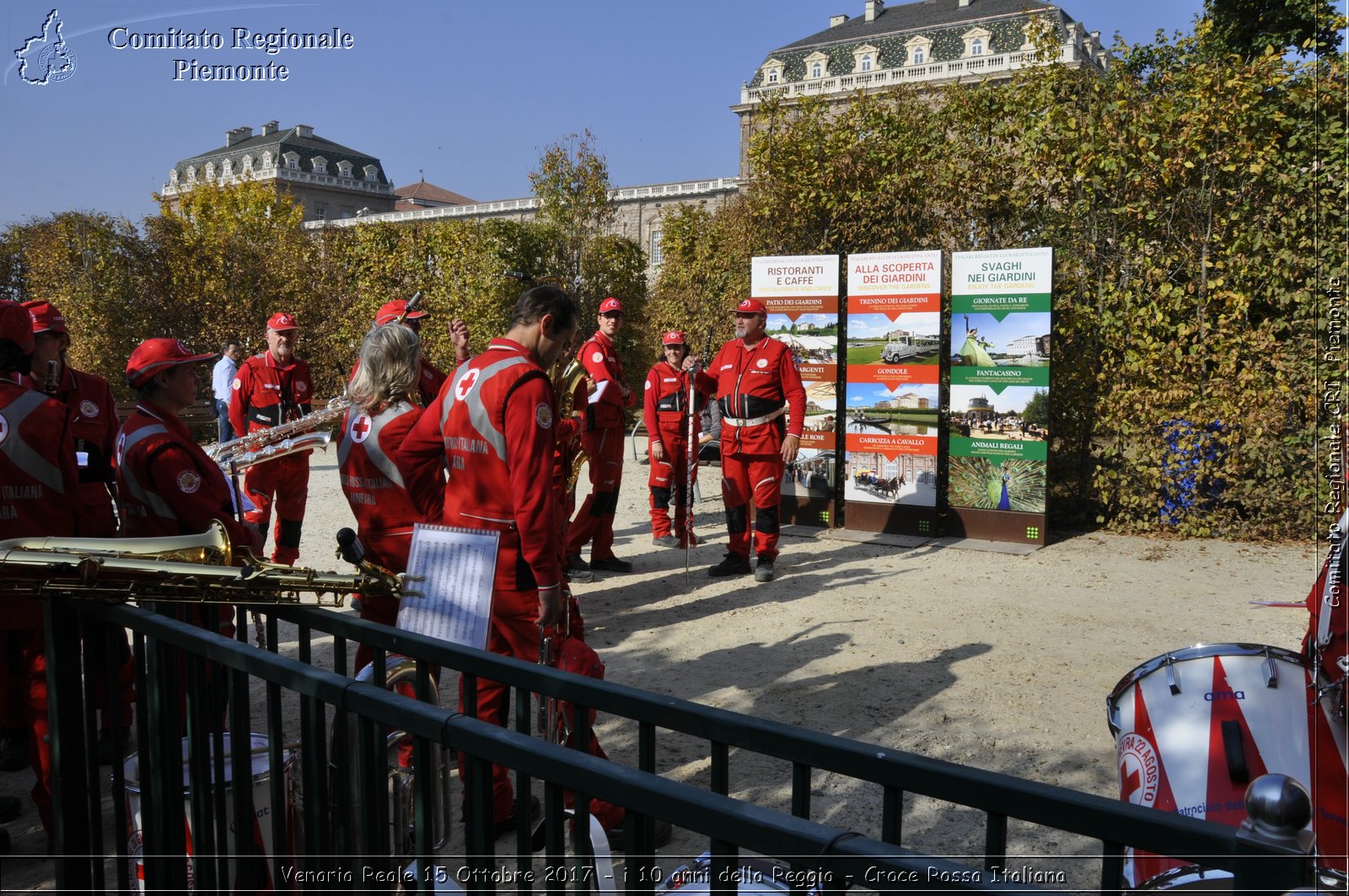 Venaria Reale 15 Ottobre 2017 - i 10 anni della Reggia - Croce Rossa Italiana- Comitato Regionale del Piemonte