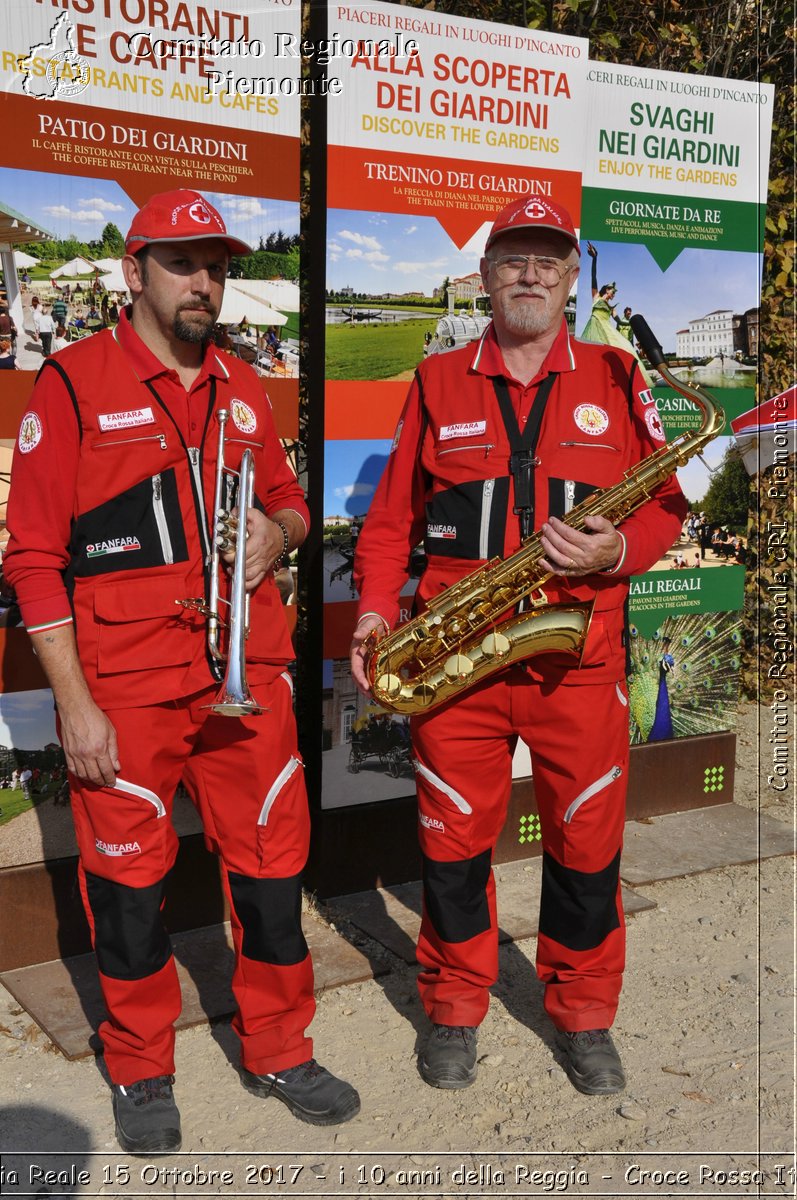 Venaria Reale 15 Ottobre 2017 - i 10 anni della Reggia - Croce Rossa Italiana- Comitato Regionale del Piemonte