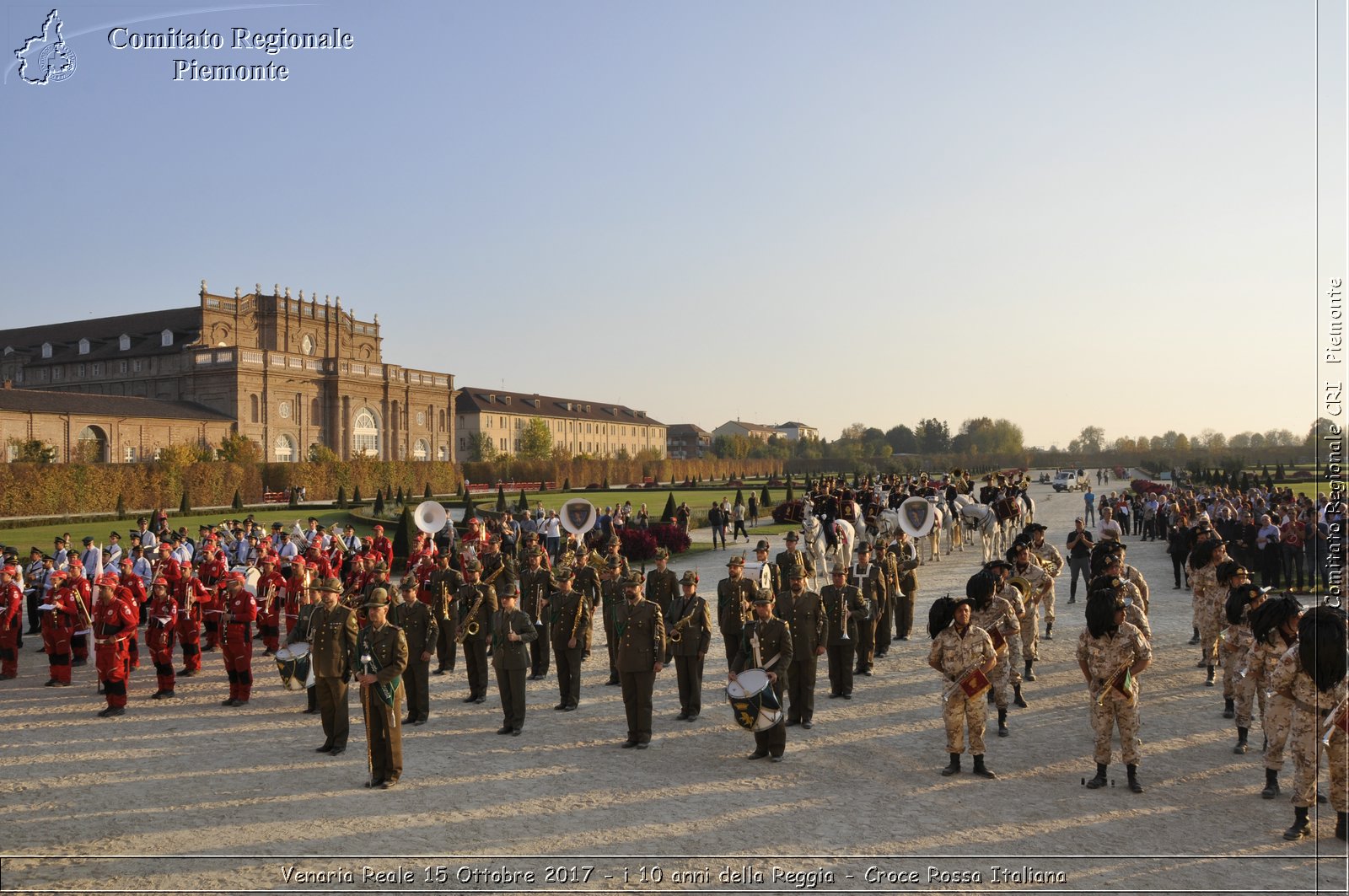 Venaria Reale 15 Ottobre 2017 - i 10 anni della Reggia - Croce Rossa Italiana- Comitato Regionale del Piemonte