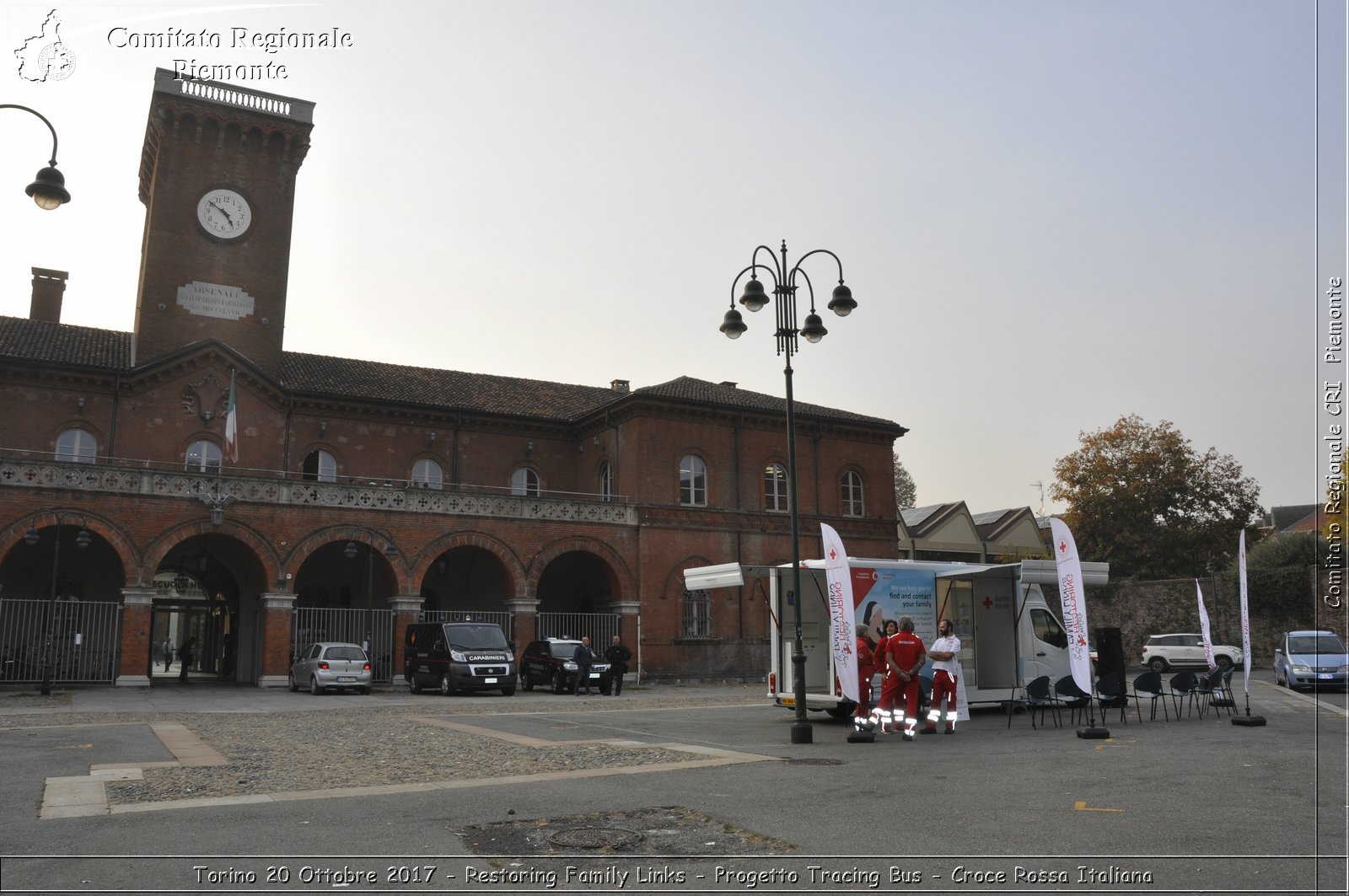 Torino 20 Ottobre 2017 - Restoring Family Links - Progetto Tracing Bus - Croce Rossa Italiana- Comitato Regionale del Piemonte