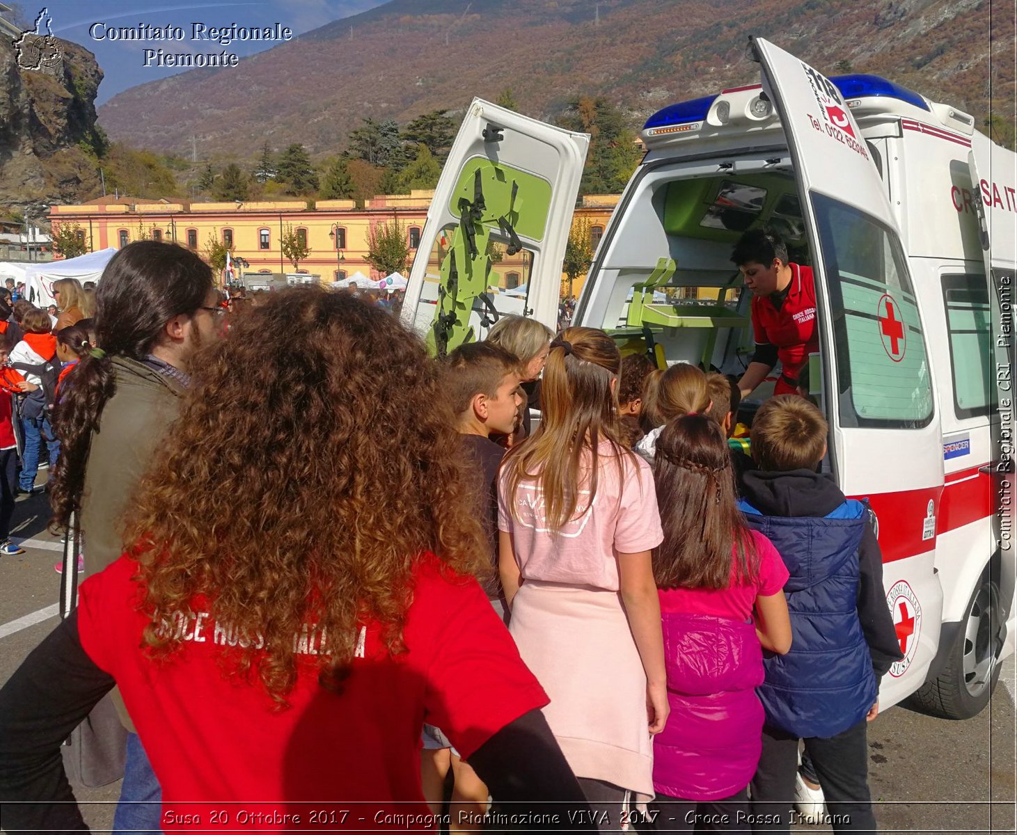 Susa 20 Ottobre 2017 - Campagna Rianimazione VIVA 2017 - Croce Rossa Italiana- Comitato Regionale del Piemonte