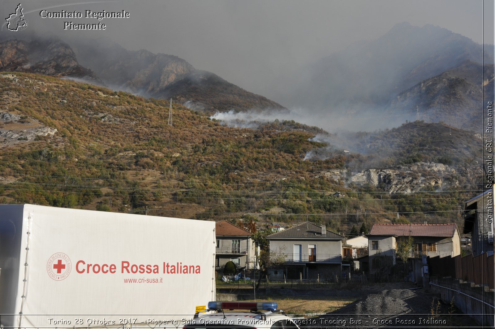 Torino 28 Ottobre 2017 - Riaperta Sala Operativa Provinciale - Progetto Tracing Bus - Croce Rossa Italiana- Comitato Regionale del Piemonte