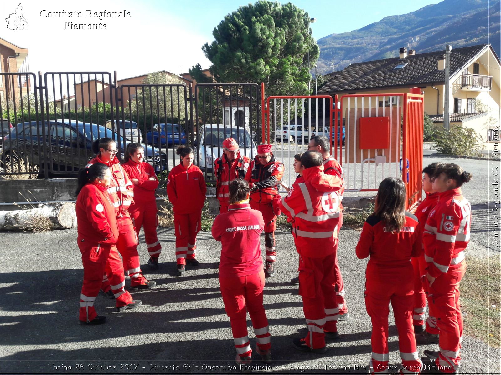 Torino 28 Ottobre 2017 - Riaperta Sala Operativa Provinciale - Progetto Tracing Bus - Croce Rossa Italiana- Comitato Regionale del Piemonte