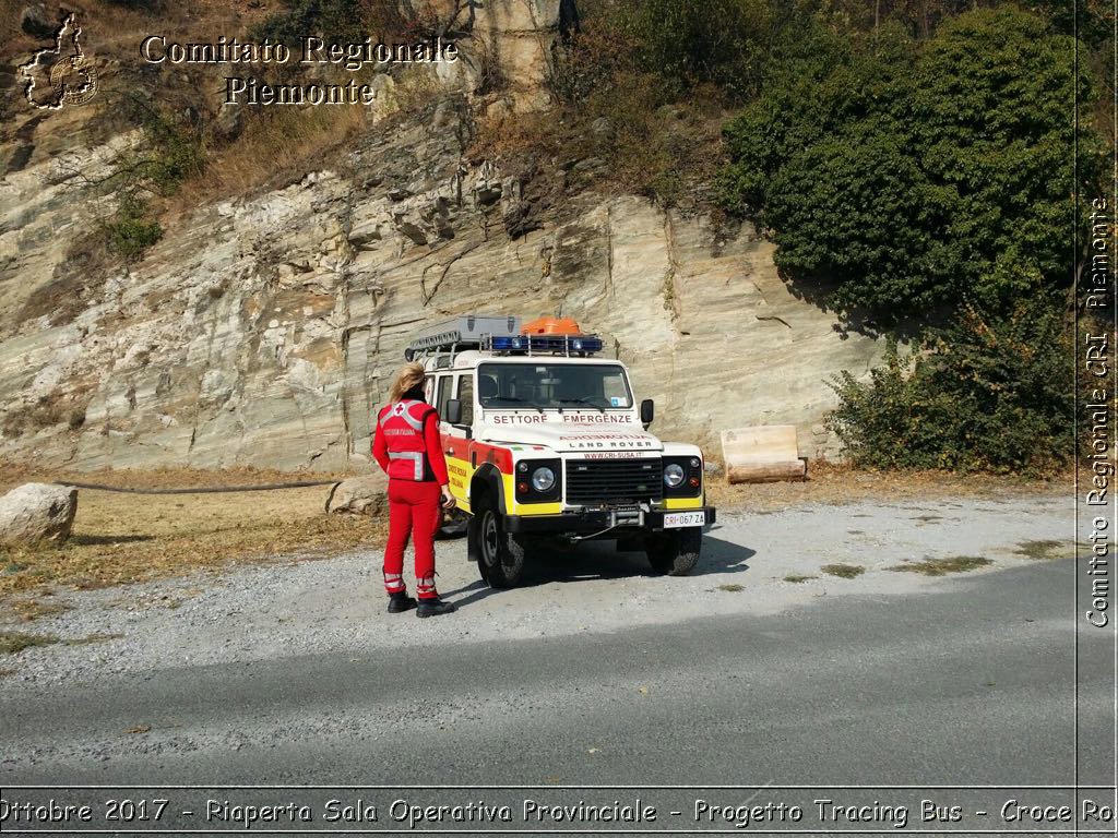 Torino 28 Ottobre 2017 - Riaperta Sala Operativa Provinciale - Progetto Tracing Bus - Croce Rossa Italiana- Comitato Regionale del Piemonte