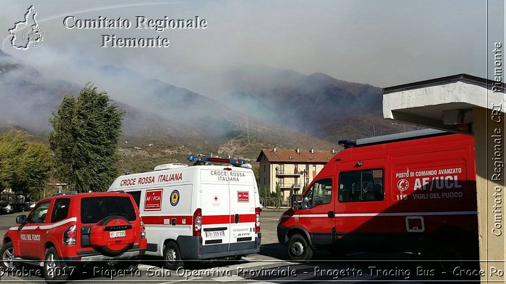 Torino 28 Ottobre 2017 - Riaperta Sala Operativa Provinciale - Progetto Tracing Bus - Croce Rossa Italiana- Comitato Regionale del Piemonte