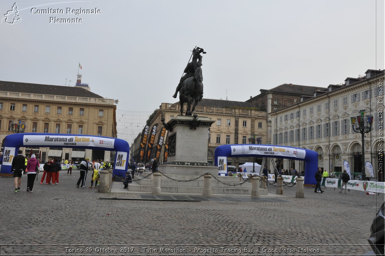 Torino 29 Ottobre 2017 - Turin Marathon - Progetto Tracing Bus - Croce Rossa Italiana- Comitato Regionale del Piemonte