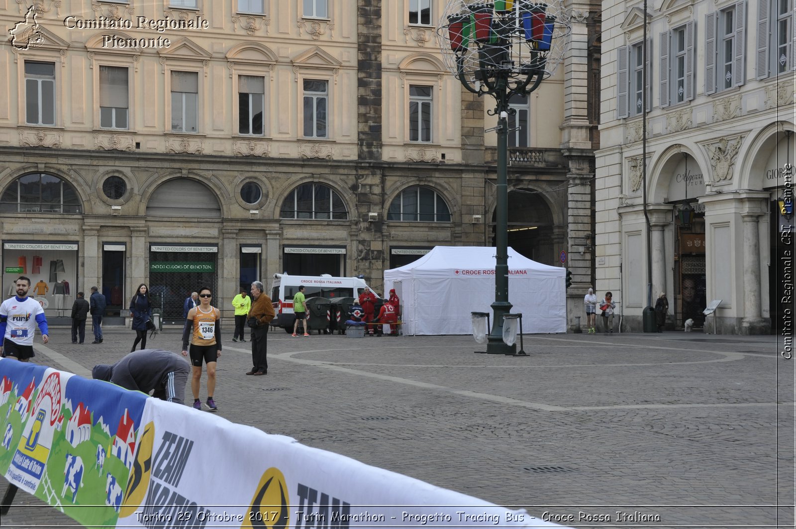 Torino 29 Ottobre 2017 - Turin Marathon - Progetto Tracing Bus - Croce Rossa Italiana- Comitato Regionale del Piemonte