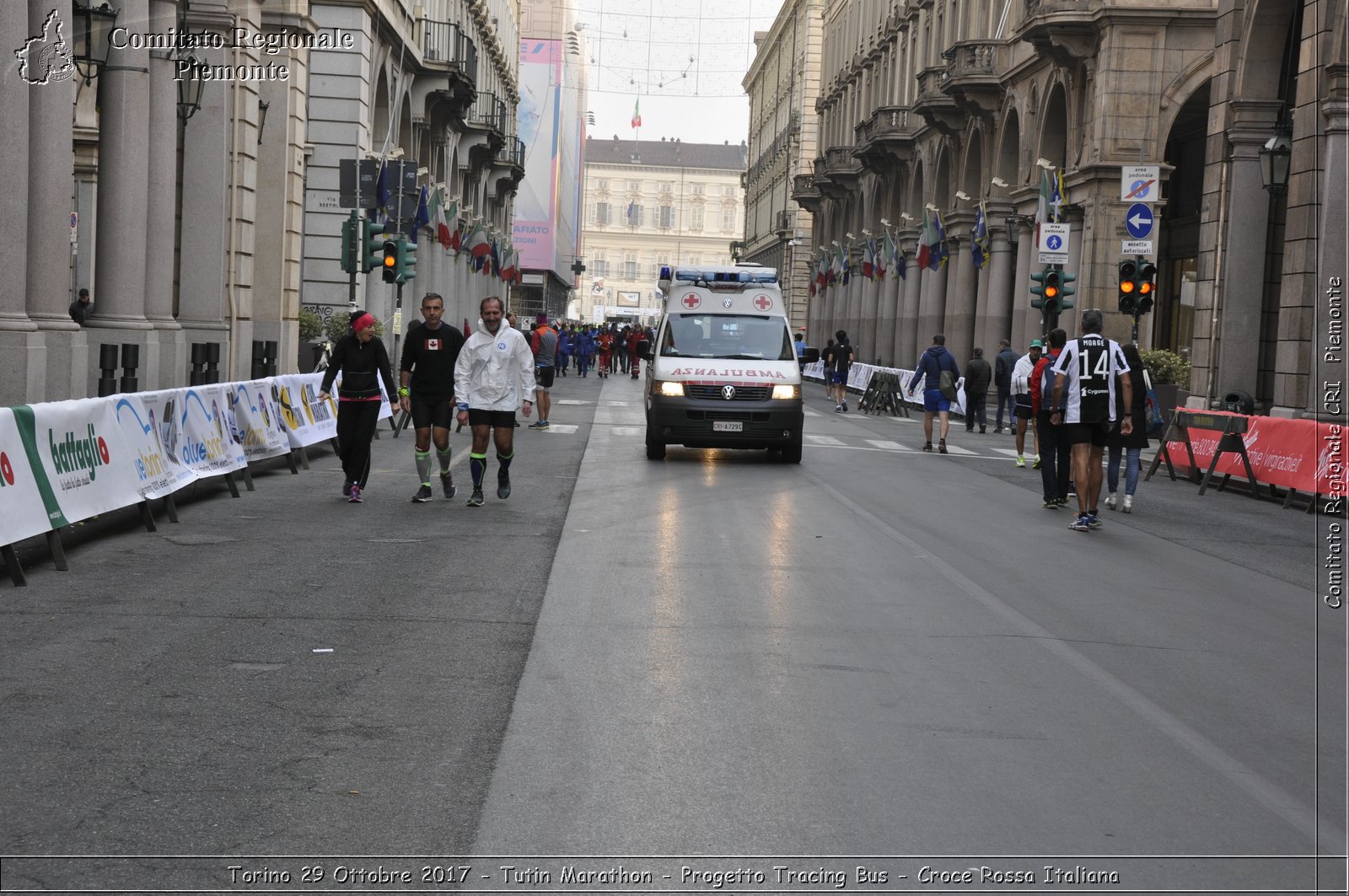 Torino 29 Ottobre 2017 - Turin Marathon - Progetto Tracing Bus - Croce Rossa Italiana- Comitato Regionale del Piemonte