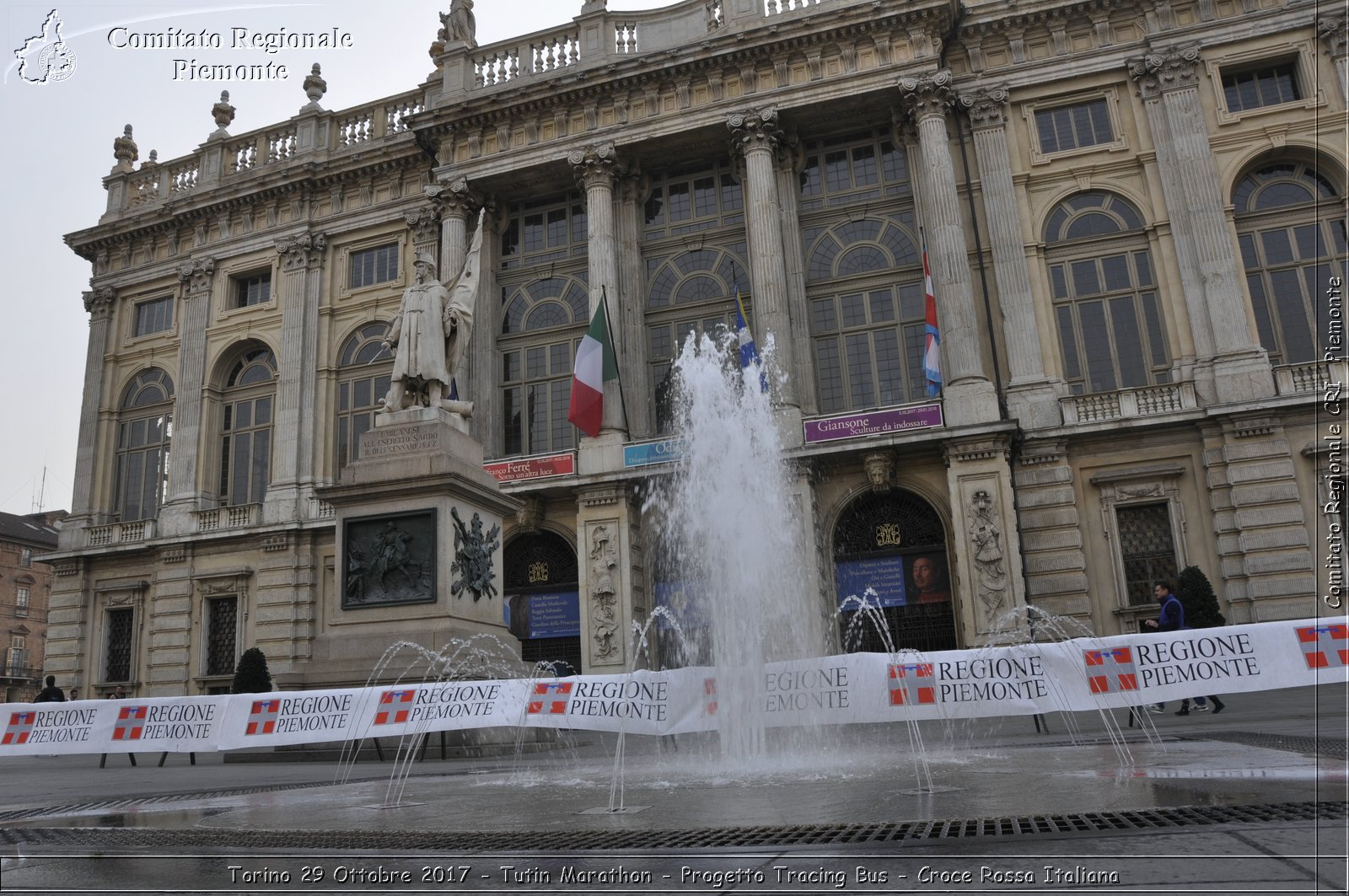 Torino 29 Ottobre 2017 - Turin Marathon - Progetto Tracing Bus - Croce Rossa Italiana- Comitato Regionale del Piemonte