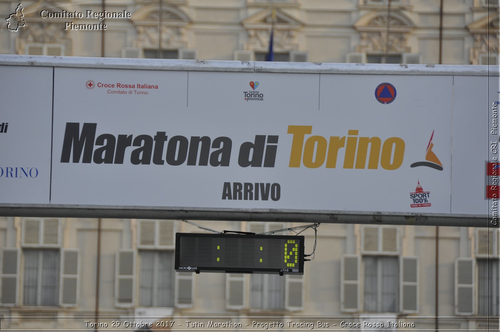 Torino 29 Ottobre 2017 - Turin Marathon - Progetto Tracing Bus - Croce Rossa Italiana- Comitato Regionale del Piemonte