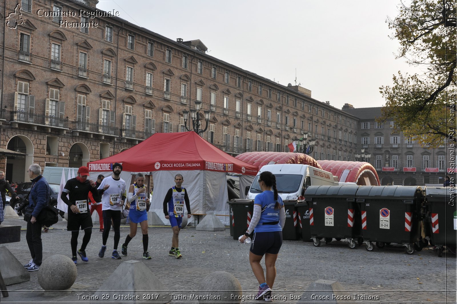 Torino 29 Ottobre 2017 - Turin Marathon - Progetto Tracing Bus - Croce Rossa Italiana- Comitato Regionale del Piemonte