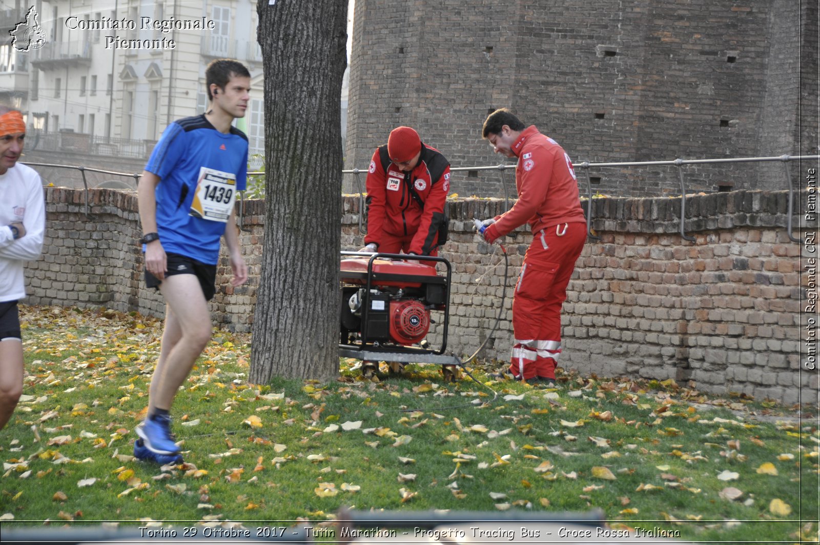 Torino 29 Ottobre 2017 - Turin Marathon - Progetto Tracing Bus - Croce Rossa Italiana- Comitato Regionale del Piemonte