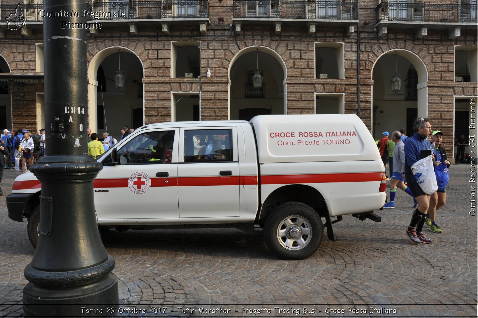 Torino 29 Ottobre 2017 - Turin Marathon - Progetto Tracing Bus - Croce Rossa Italiana- Comitato Regionale del Piemonte