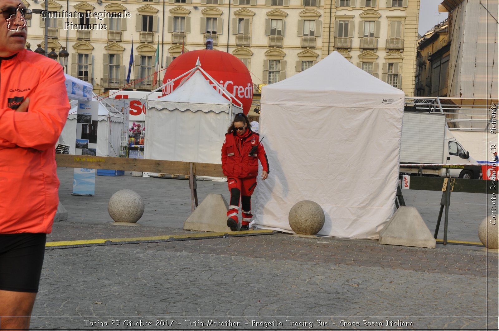 Torino 29 Ottobre 2017 - Turin Marathon - Progetto Tracing Bus - Croce Rossa Italiana- Comitato Regionale del Piemonte