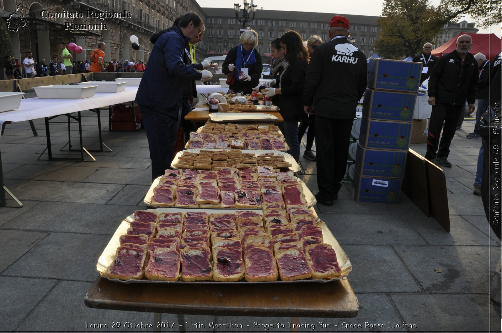 Torino 29 Ottobre 2017 - Turin Marathon - Progetto Tracing Bus - Croce Rossa Italiana- Comitato Regionale del Piemonte