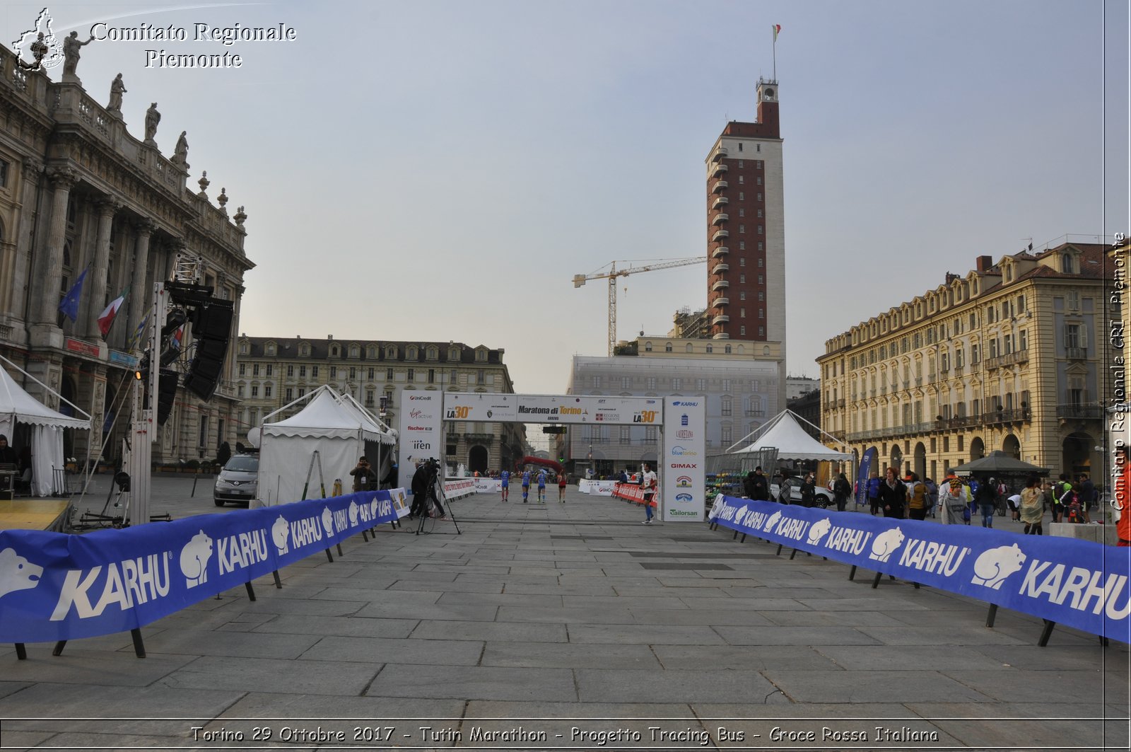 Torino 29 Ottobre 2017 - Turin Marathon - Progetto Tracing Bus - Croce Rossa Italiana- Comitato Regionale del Piemonte