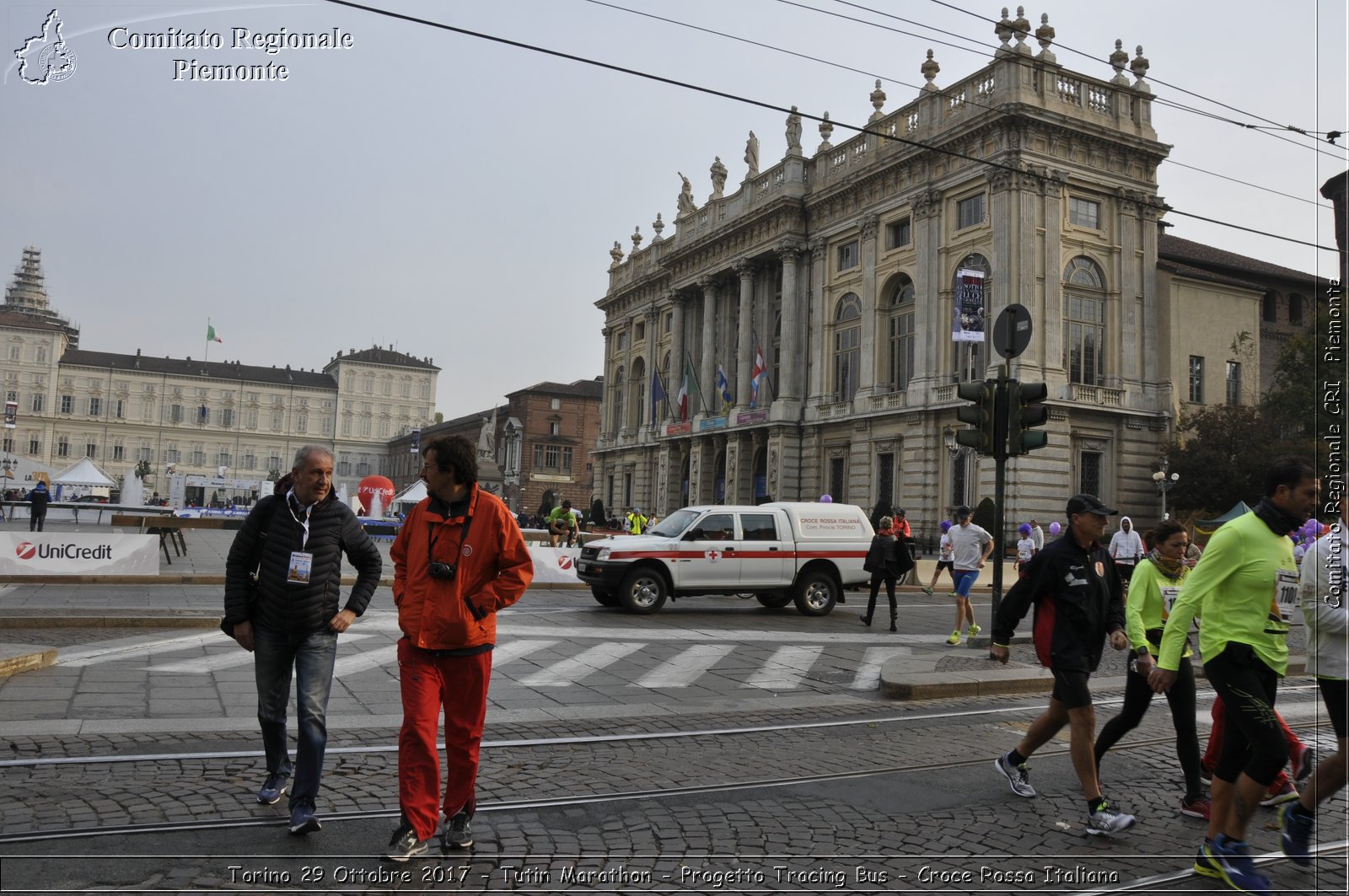 Torino 29 Ottobre 2017 - Turin Marathon - Progetto Tracing Bus - Croce Rossa Italiana- Comitato Regionale del Piemonte