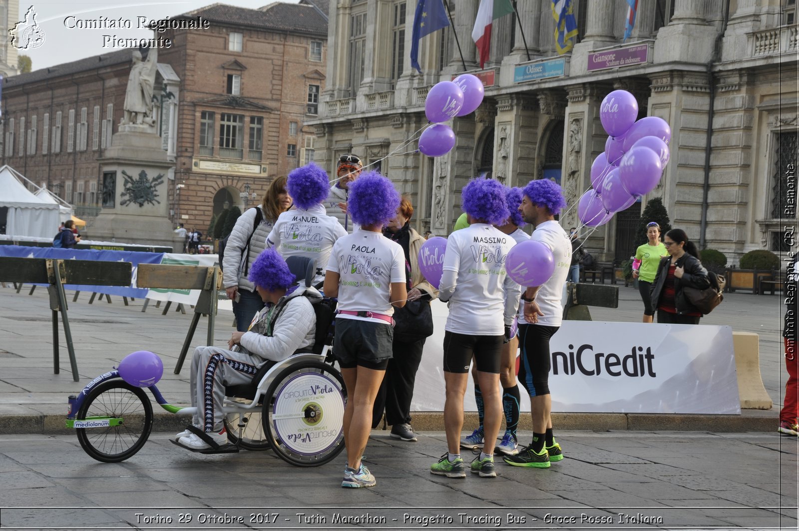 Torino 29 Ottobre 2017 - Turin Marathon - Progetto Tracing Bus - Croce Rossa Italiana- Comitato Regionale del Piemonte