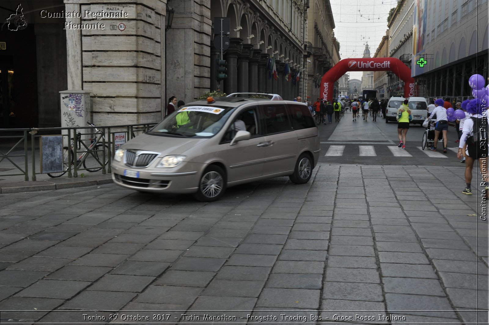 Torino 29 Ottobre 2017 - Turin Marathon - Progetto Tracing Bus - Croce Rossa Italiana- Comitato Regionale del Piemonte