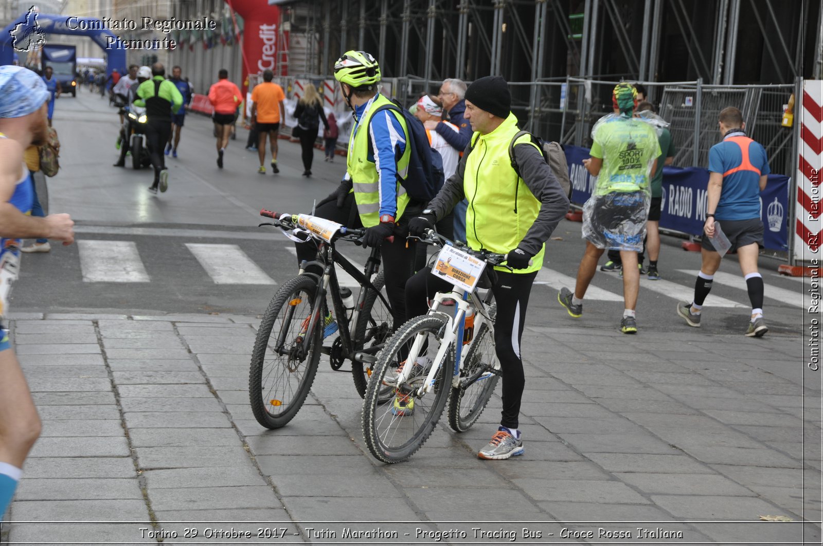 Torino 29 Ottobre 2017 - Turin Marathon - Progetto Tracing Bus - Croce Rossa Italiana- Comitato Regionale del Piemonte