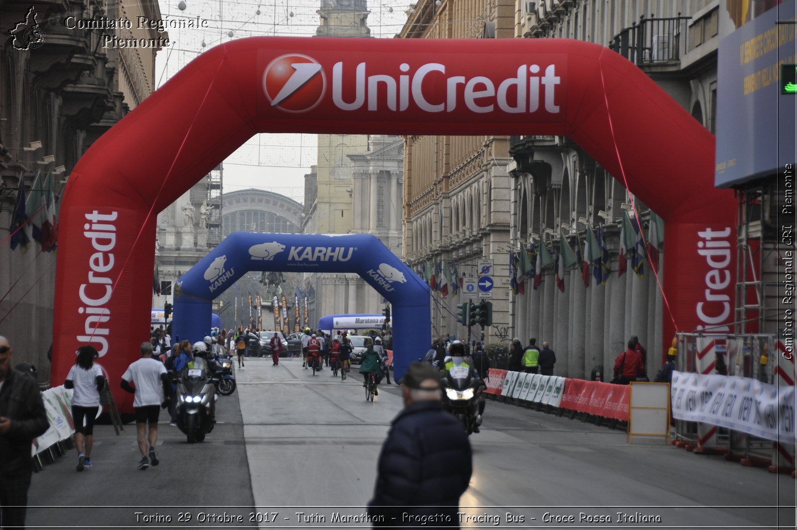 Torino 29 Ottobre 2017 - Turin Marathon - Progetto Tracing Bus - Croce Rossa Italiana- Comitato Regionale del Piemonte