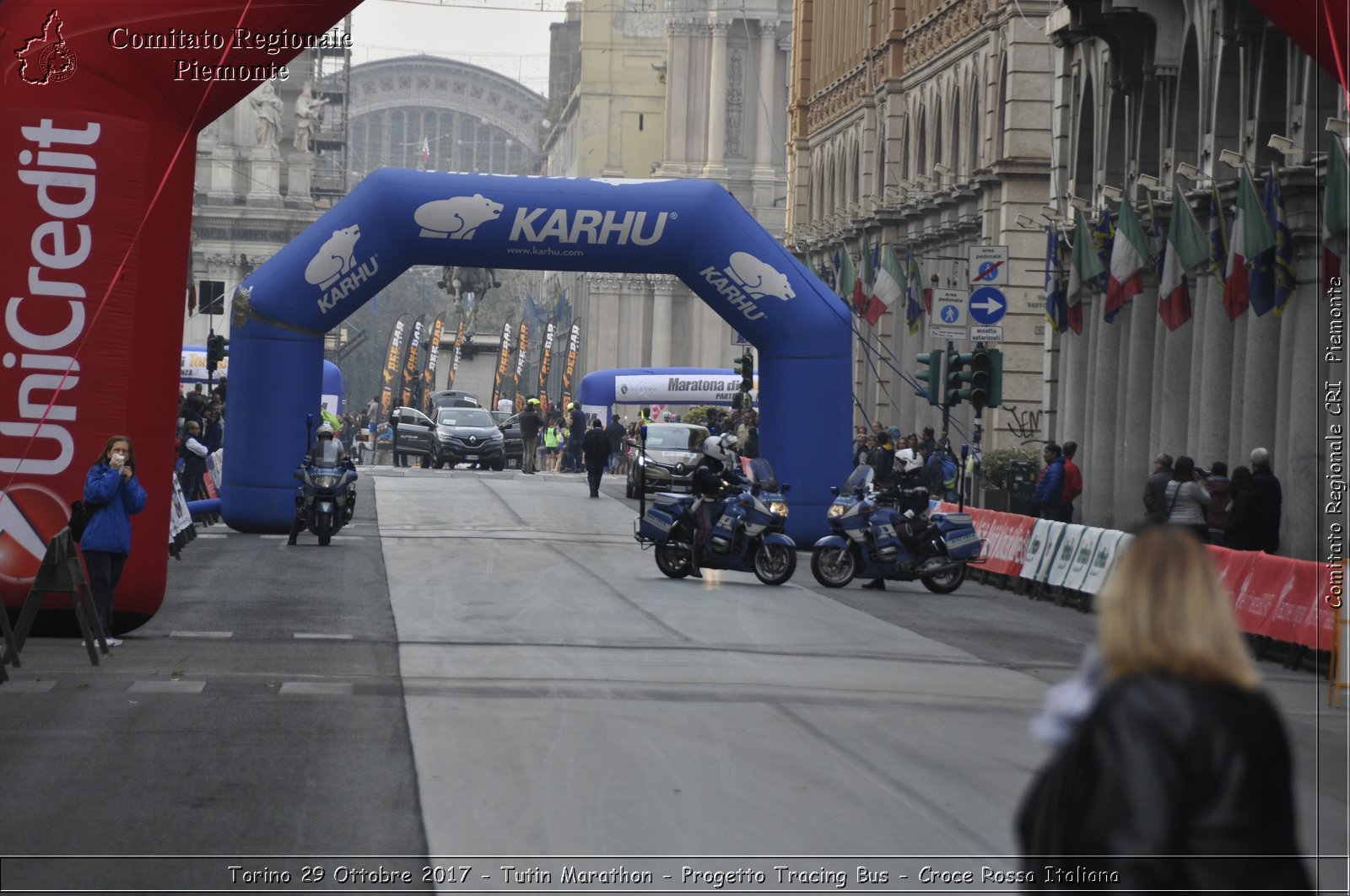 Torino 29 Ottobre 2017 - Turin Marathon - Progetto Tracing Bus - Croce Rossa Italiana- Comitato Regionale del Piemonte