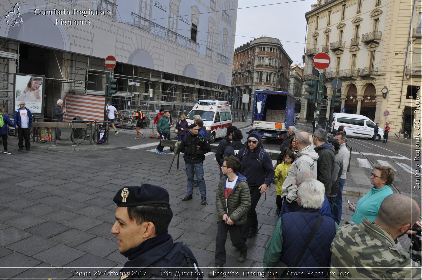 Torino 29 Ottobre 2017 - Turin Marathon - Progetto Tracing Bus - Croce Rossa Italiana- Comitato Regionale del Piemonte