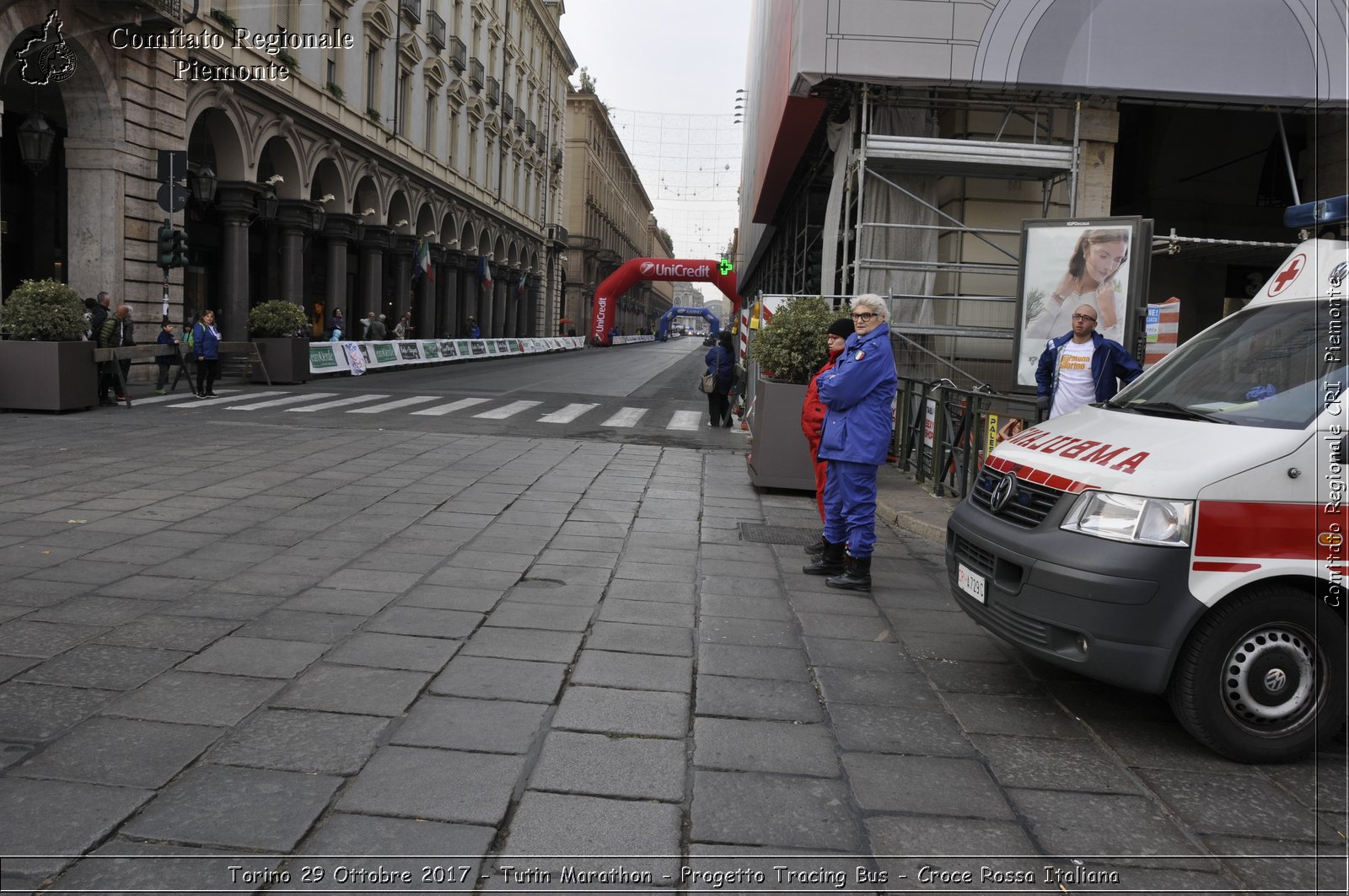 Torino 29 Ottobre 2017 - Turin Marathon - Progetto Tracing Bus - Croce Rossa Italiana- Comitato Regionale del Piemonte