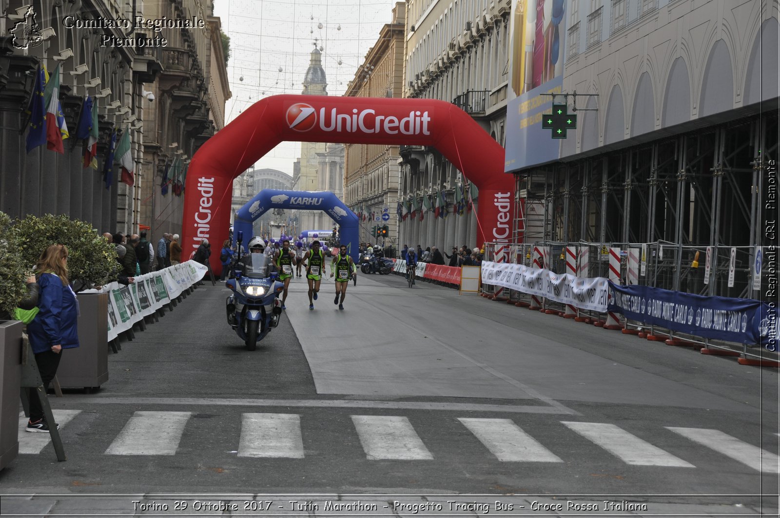 Torino 29 Ottobre 2017 - Turin Marathon - Progetto Tracing Bus - Croce Rossa Italiana- Comitato Regionale del Piemonte