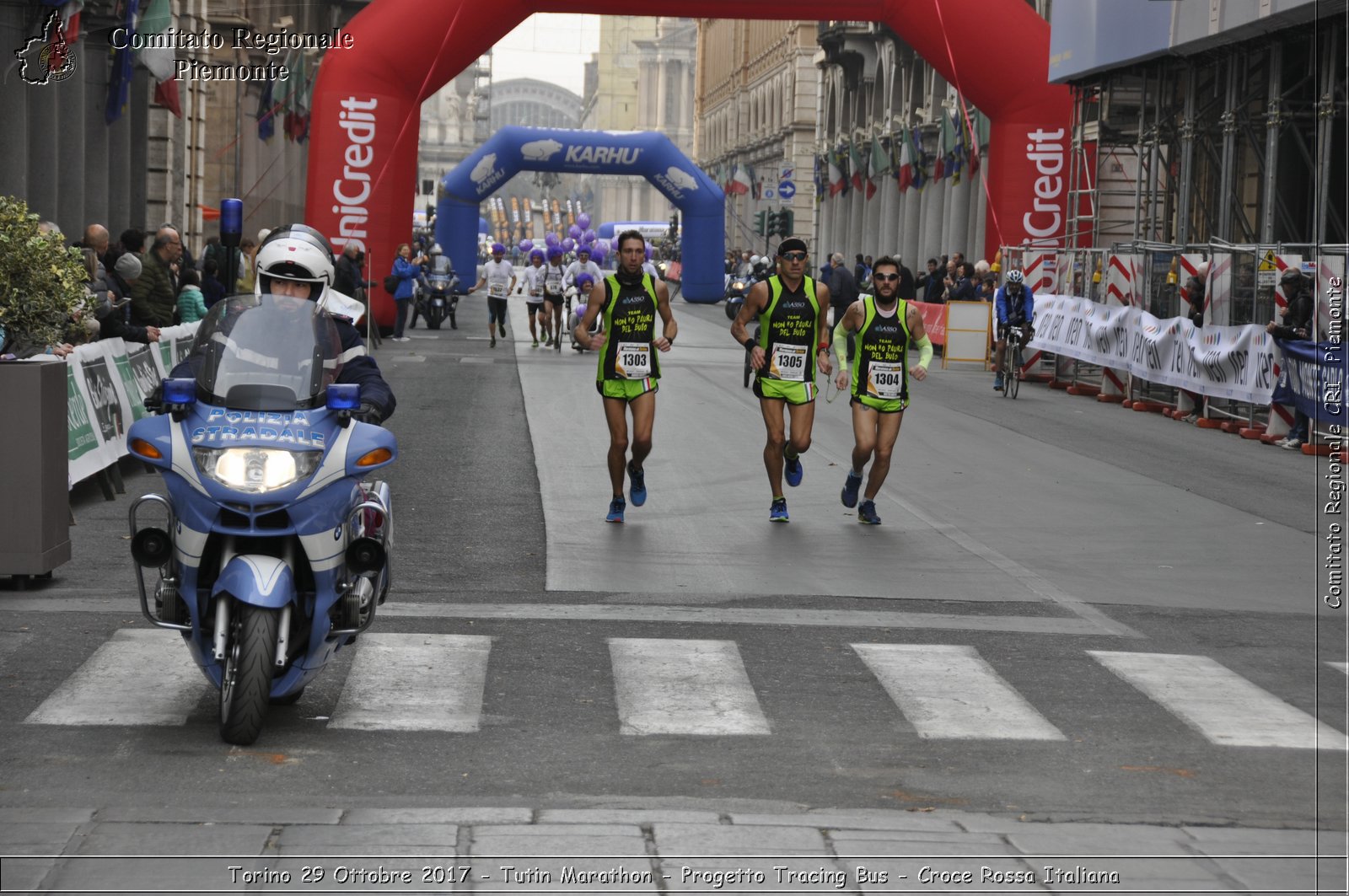 Torino 29 Ottobre 2017 - Turin Marathon - Progetto Tracing Bus - Croce Rossa Italiana- Comitato Regionale del Piemonte