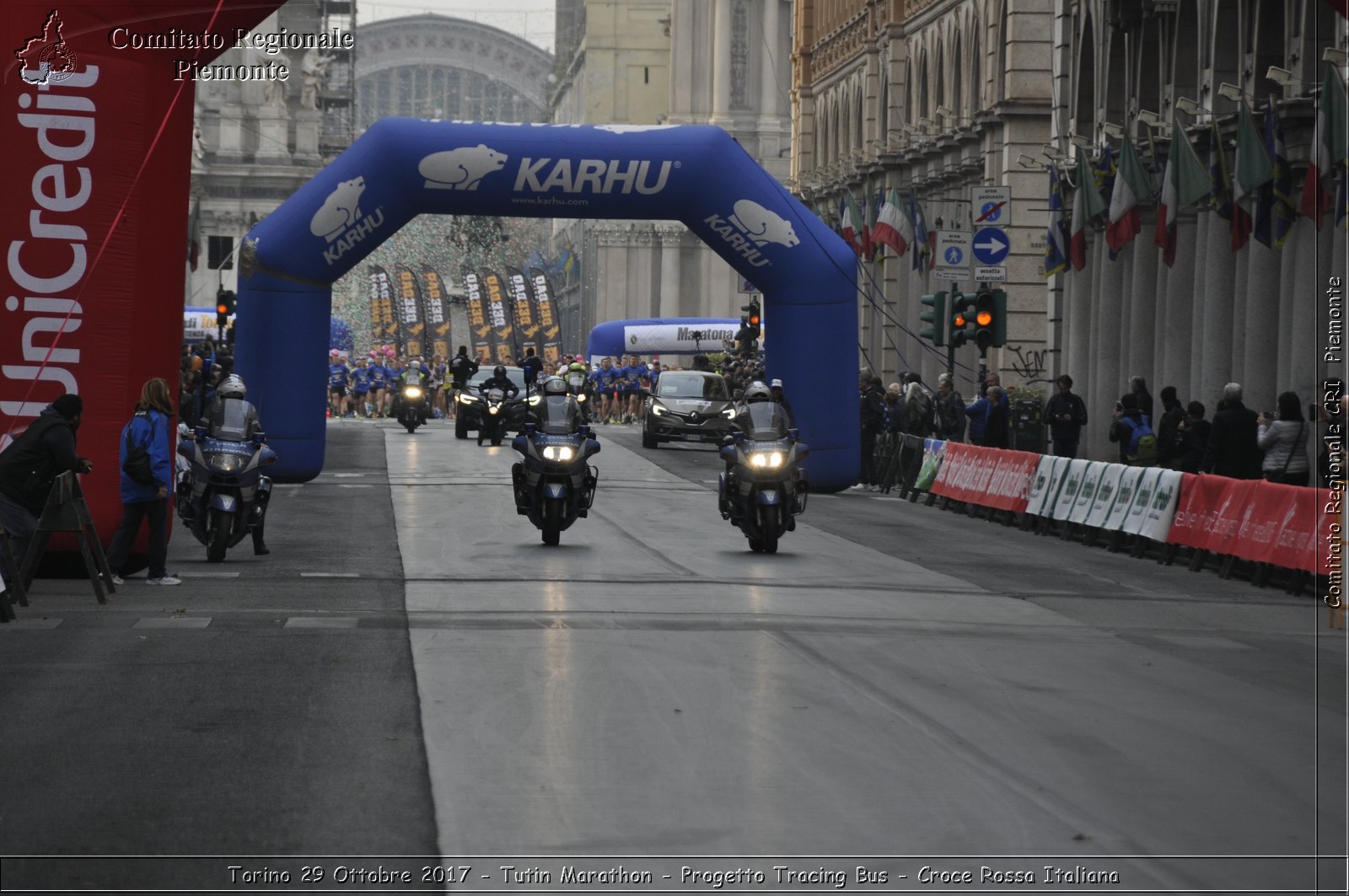 Torino 29 Ottobre 2017 - Turin Marathon - Progetto Tracing Bus - Croce Rossa Italiana- Comitato Regionale del Piemonte