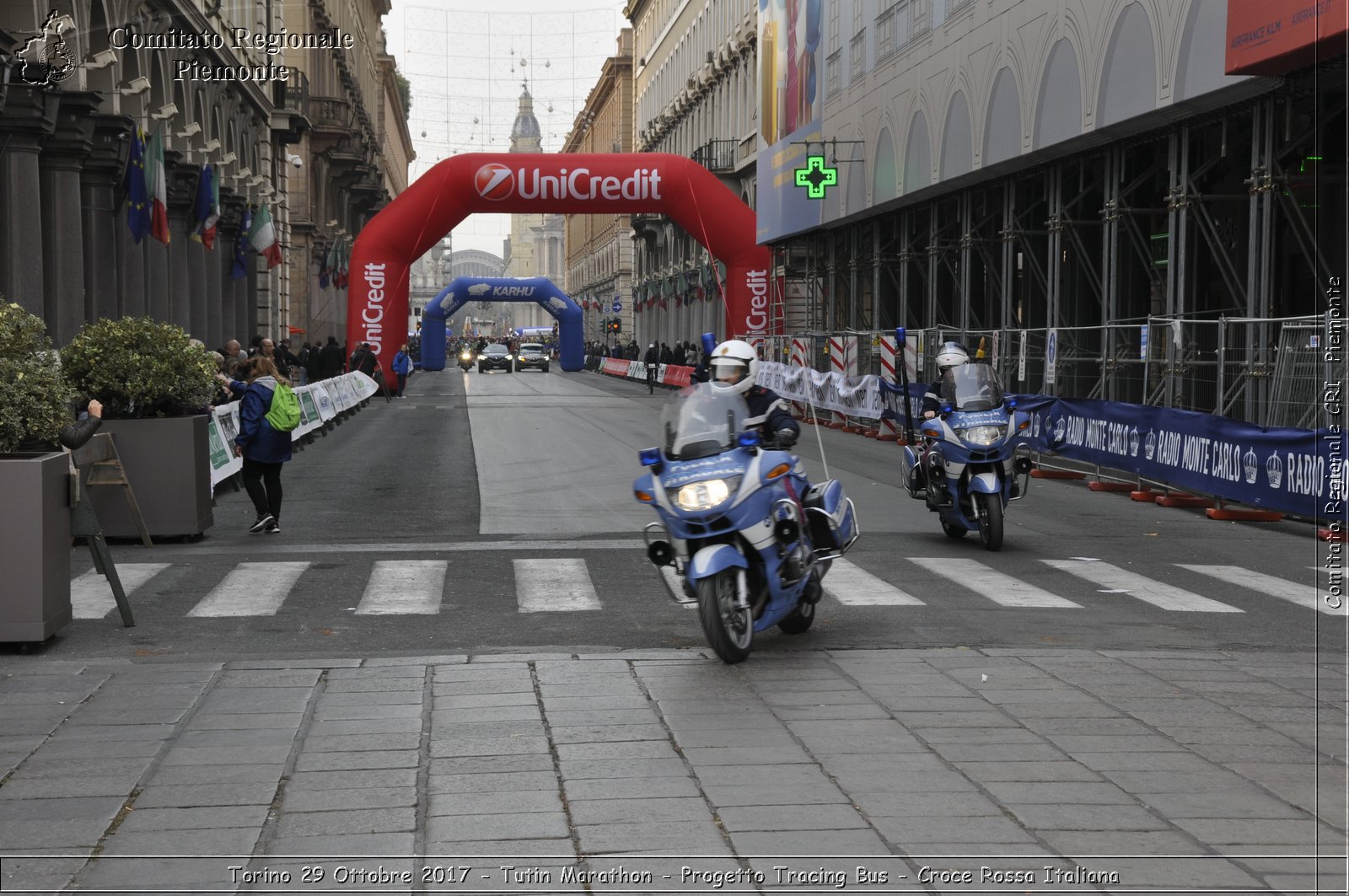 Torino 29 Ottobre 2017 - Turin Marathon - Progetto Tracing Bus - Croce Rossa Italiana- Comitato Regionale del Piemonte