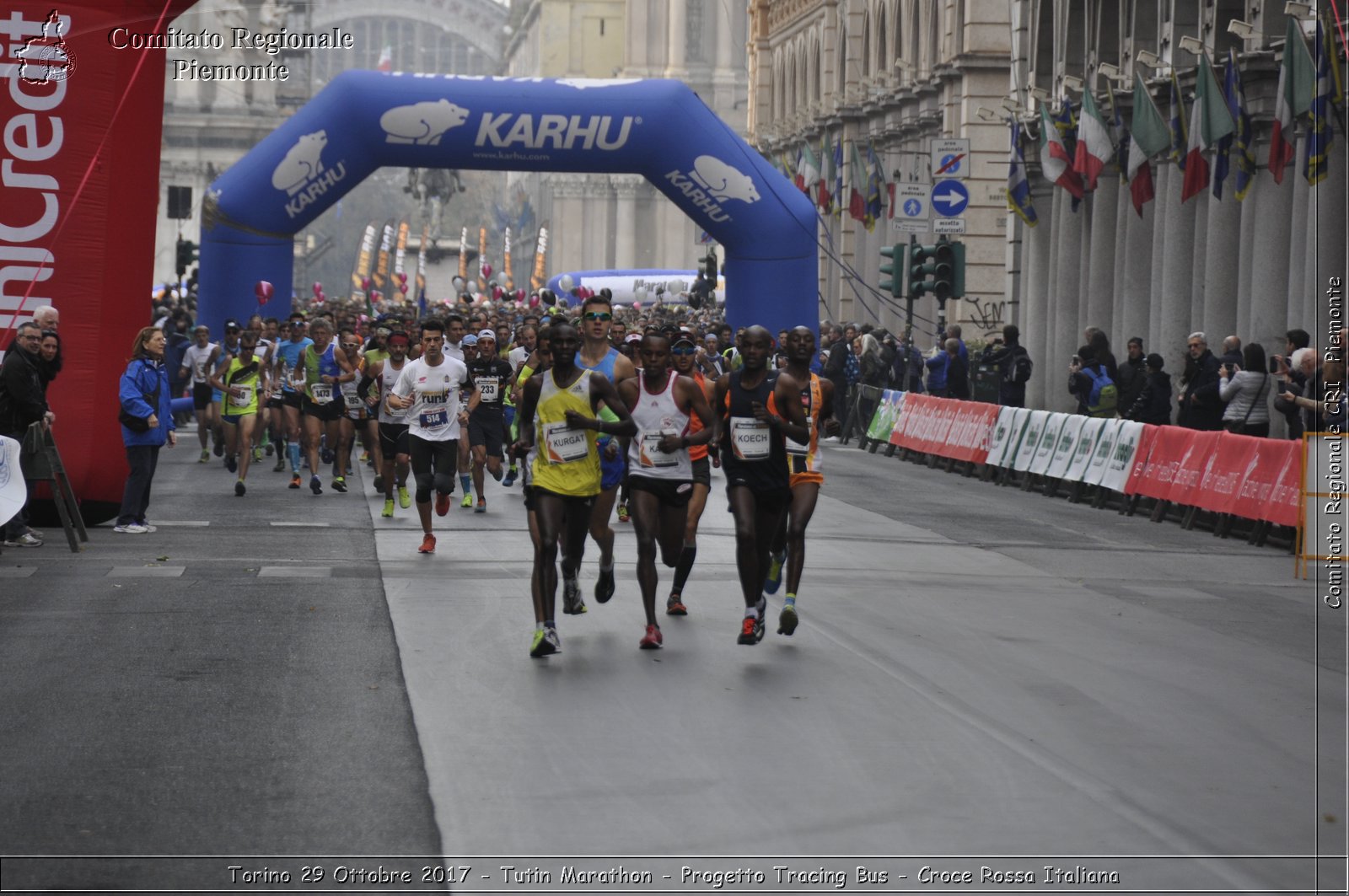 Torino 29 Ottobre 2017 - Turin Marathon - Progetto Tracing Bus - Croce Rossa Italiana- Comitato Regionale del Piemonte