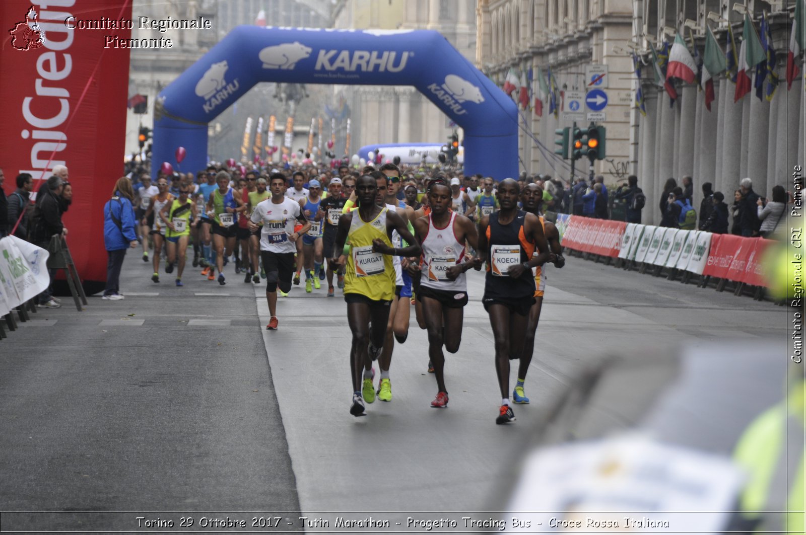 Torino 29 Ottobre 2017 - Turin Marathon - Progetto Tracing Bus - Croce Rossa Italiana- Comitato Regionale del Piemonte