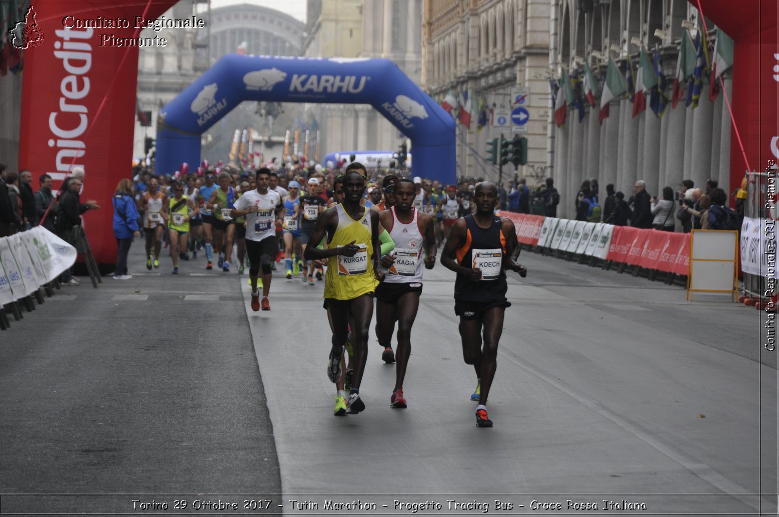 Torino 29 Ottobre 2017 - Turin Marathon - Progetto Tracing Bus - Croce Rossa Italiana- Comitato Regionale del Piemonte