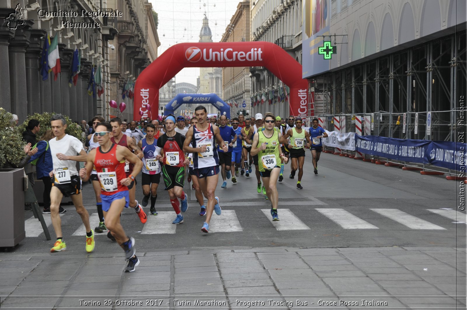 Torino 29 Ottobre 2017 - Turin Marathon - Progetto Tracing Bus - Croce Rossa Italiana- Comitato Regionale del Piemonte